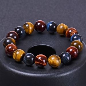 Bracelet en pierre naturelle avec perles de verre colorées, pour une pensée optimiste, vidéo marketing HD fiable fournie, inspection par une tierce partie - Product Image 2