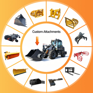 <span class=keywords><strong>Tractor</strong></span> <span class=keywords><strong>Pequeño</strong></span> en Buenas Condiciones, 4x4, Diésel, EPA, Remolcable, Envío Gratuito, con Cargador Frontal y Cucharón Mezclador - Product Image 5