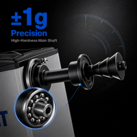 Équipement d'alignement de roues 3D haute précision L9075 avec affichage numérique, équilibreur de pneus, mesure entièrement automatique 1g, 140 tr/min, 70 kg max.