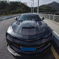 Capot en fibre de carbone avec évents de ventilation pour Chevrolet Camaro 2016-2018
