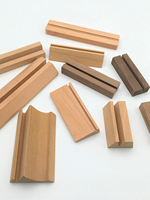 Panneaux de numéros de table personnalisables en bois poli pour décoration de réception de mariage, numéros de table, photos de cérémonie, logo personnalisé, naturel