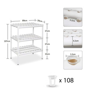 Estante Vertical de 5 Niveles para Macetas, Soporte Elevado para Plantas y Flores de Jardín, con Recubrimiento en Polvo para Uso en Exteriores - Product Image 2
