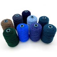 In Stock 400g 8 Ply 90 Color Acrylic Yarn for Tufting Bulk Hand Knitting Long Staple Tufting Combed Milk Cotton