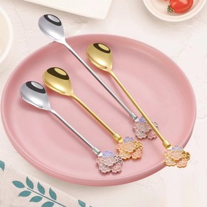 Hoa muỗng cà phê muỗng cà phê Bộ, uống khuấy Muỗng cho món tráng miệng, cà phê, kem, trà - Product Image 5