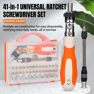 Juego de destornilladores universales 41 en 1 con puntas hexagonales y cabezales de sujeción para herramientas de reparación DIY - Product Image 1