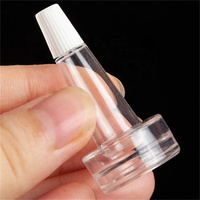 Couvercle de compte-gouttes d'ampoule, compte-gouttes de bouteille, flacons d'ampoule réutilisables, bouchon Transparent en Silicone, tête de corne pour bouteilles, couvercle de capuchon