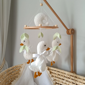 Oie bébé mobile boucle berceau mobile <span class=keywords><strong>oies</strong></span> mobile pépinière oiseau mobile canard mobile - Product Image 2