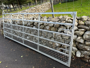 <span class=keywords><strong>Portail</strong></span> de ferme robuste semi-émaillé galvanisé pour <span class=keywords><strong>entrée</strong></span> de ferme et sécurité - Product Image 3