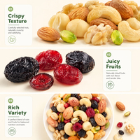 Mezcla de Frutos Secos Diaria 6 Plus 3, Snack Saludable a Granel, Fabricación por Contrato OEM ODM, Suministro de Fábrica, Marca Privada