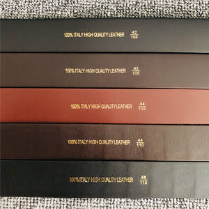 Fábrica al por mayor 3,8 cm de ancho moda cocodrilo sin hebilla cinturones famoso diseñador hombres Top cinturón de cuero genuino sin hebilla - Product Image 2