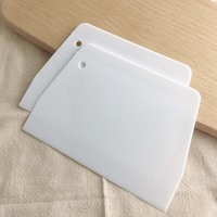 Racloir à gâteau multi-tailles en PP de qualité alimentaire, coupe-pâte à pain, lisseur à pâtisserie, outils de cuisson, accessoires pour gâteaux