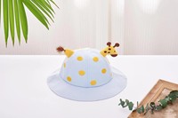 Lindo sombrero de cubo de jirafa, gorras para niños de jardín de infantes, sombrero de Sol de alta calidad, gorras de rendimiento, sombrero de pescador encantador para bebé