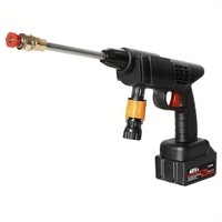 Alat Cuci Mobil Portabel Tanpa Kabel Bertenaga Baterai 4000PSI dengan Botol Sabun 2L 1000W