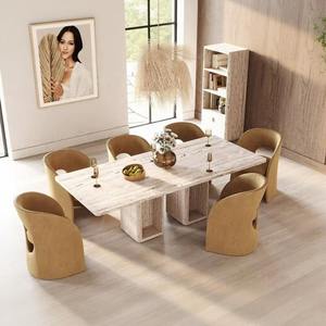 Chaise de salle à manger de luxe de style nordique, chaise de bureau moderne de designer, pour adultes et personnes âgées - Product Image 1