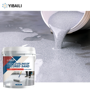 Peinture de sol en époxy auto-nivelante à base de sable coloré, facile à appliquer, peinture de sol en époxy à effet marbre à base de sable coloré - Product Image 4