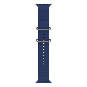 스마트 워치 38 40 41 42 44 45 49mm iWatch 시리즈 용 루프 오션 밴드 스포츠 스트랩