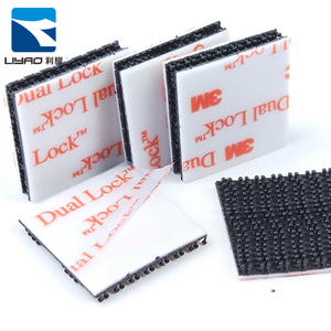 De doble cara de tejido de nylon cuadrado redondo <span class=keywords><strong>3m</strong></span> dual lock de gancho y Lazo de cinta - Product Image 5
