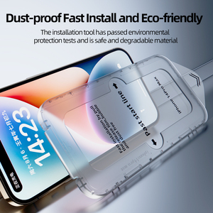 Bán Buôn Đầy Đủ Màn Hình HD Glass Tempered Glass Điện Thoại Di Động Bảo Vệ Màn Hình Cho Iphone 15 Với Công Cụ Cài Đặt - Product Image 2