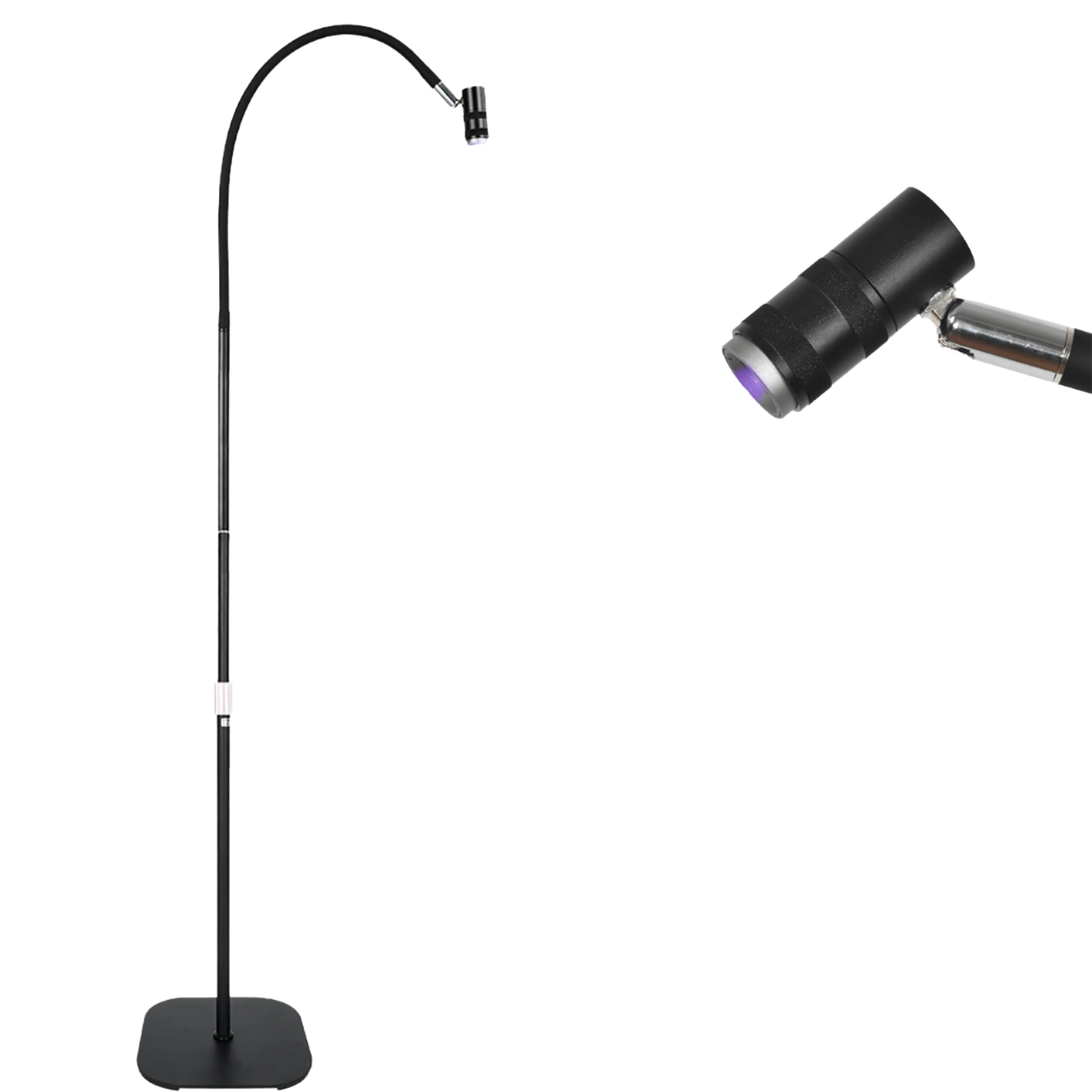 LED UV Light Floor Switch Lamp for Eyelash Glue Extension Care Eyelash Glue Pedal Switch Eyelash Extension LED Lamp
