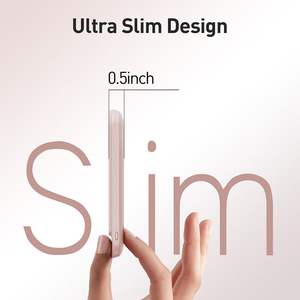 Articles en vrac bon marché Design ergonomique mince Banque de puissance magnétique sans fil Chargeur portable magnétique 5000mAh avec un grand sens de préhension - Product Image 2