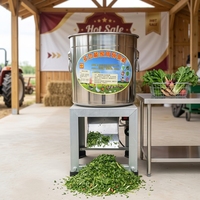 Broyeur de seau en acier inoxydable de qualité alimentaire, coupe-légumes racine électrique, broyeur efficace pour aliments pour volailles, usage agricole