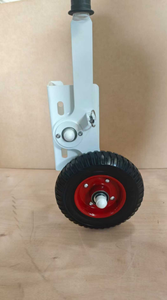 Drehbarer Ständer 360 Grad 8 Zoll Schwenkrollen Edelstahl-Torrollen Fuß<span class=keywords><strong>ball</strong></span>-Rollen Vollgummi-Rad - Product Image 2