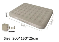 Matelas Gonflable King Size en PVC avec Pompe Intégrée, Lit Pliable pour Chambre et Camping, Vente en Gros