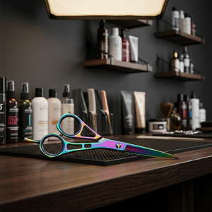 Ciseaux à cheveux en acier inoxydable ASAP pour droitiers, écologiques, à long manche, qualité salon, pour une coupe lisse et précise - Product Image 3