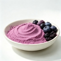Bubuk Jus Blueberry Instan, Bubuk Jus Blueberry Larut Air, Bahan Baku untuk Minuman dan Kue