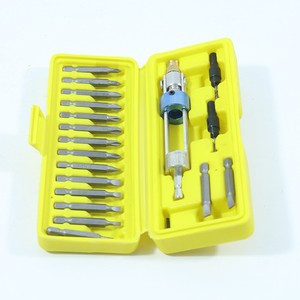 Oem <b>Set</b> Of 20pcs Dual Use Hand <b>Screwdriver</b> <b>Bit</b> High Speed Steel Drill <b>Bits</b> <b>Screwdriver</b> Heads Converter Manual Mini Screw Driver - Product Image 2
