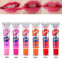 Rouge à lèvres peel-off rouge, maquillage longue tenue, gloss à lèvres, beauté Wow, rouge à lèvres imperméable, rouge à lèvres romantique, magique, mat, sexy, ours, 6 couleurs, 15g