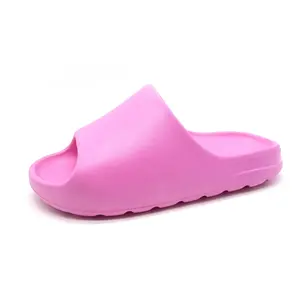 HEVA Unisex Hot Sell lässige Sandalen weiche EVA Sohle wasserdichte Dusche Bad Folien benutzer definierte Logo Schieber Hausschuhe für Frauen