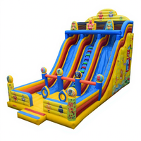 Robot en PVC du fournisseur professionnel sur le thème toboggan aquatique super gonflable château jardin école occasions éducatives d'aéroport