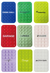 Custom 24 Cup Double-sided LOGO Suction Cup Phone <b>Mount</b> Washable Reusable Non Slip Phone Suction Cup Mat Phone Accessories - Product Image 2