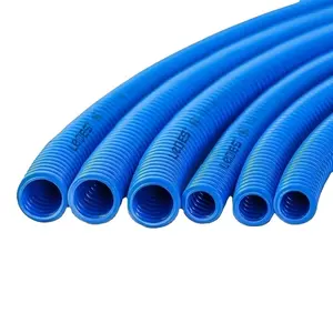 LeDES CUL Listed 1" Conduit ENT Comply with UL1653 and CSA Standard Flexible Conduit FT4 Fire Rated Corrugated Conduit Blue