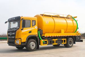 China Dongfeng Manual Diesel Euro 3 150-250HP High Pressure Cleaning Suction Truck 15000L Tank Pipeline & Sewer Dredging - Product Image 2