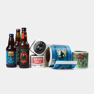 Usine <span class=keywords><strong>Marque</strong></span> <span class=keywords><strong>Whisky</strong></span> Vin Bière Bouteille Étiquette <span class=keywords><strong>Pas</strong></span> <span class=keywords><strong>Cher</strong></span> Logo Autocollants RFID Rouleau en Vinyle pour Soins de la Peau et Emballage de Parfum - Product Image 2