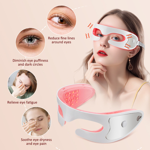 Uso doméstico portátil Terapia de luz LED Masajeador de ojos Cuidado personal 3D con control de sincronización de vibración Equipo de belleza - Product Image 5