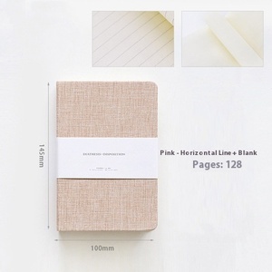 Quaderno Personalizzabile con Copertina Rigida Rivestita in Tessuto, Libro a Quadretti per Studenti con Diario Disegnato a Mano, Agenda Vuota per Studenti - Product Image 6