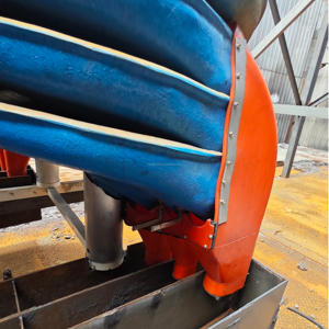 Khai Thác Mỏ Nhà Máy Xoắn Ốc Tách Dọc Ba-Cách Vít Sluices 220V PLC Cho Quặng Thạch Anh Beneficiation Khoáng Sản Tách - Product Image 3