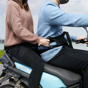 Cinturón de Soporte Lumbar para Motocicleta, Ajustable, Protector de Cintura Envolvente, Negro, Tela Oxford 600D, Cinturón de Seguridad para Ciclismo para Adultos - Product Image 2