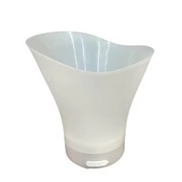 Seau à glace lumineux LED Bluetooth transfrontalier en plastique 7 litres, haut-parleur subwoofer coloré, seau à vin, vente en gros OEM