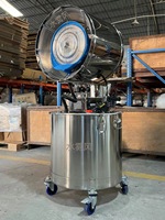 Usine volaille serre mobile centrifuge eau brouillard ventilateur extérieur ventilateur de refroidissement humidité ventilateur de pulvérisation