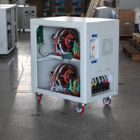 Stabilizzatore di Tensione Bifase 30KVA, Ingresso L L N 220v, Uscita 220v 110v 60Hz