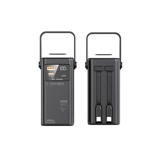 Nouveauté : Batteries externes de voyage d'urgence à charge rapide 22,5 W avec logo personnalisé, 50000 mAh et 30000 mAh, et lampe torche LED - Product Image 5