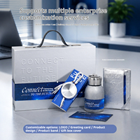 Boîte cadeau d'entreprise personnalisable, emballage en papier fait main, impression sérigraphique pour activités promotionnelles d'entreprise