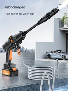 Pression de l'engrenage réglable Lave-auto domestique 14 Pistolet série 7 Grand moteur Pistolet à eau sans fil Nettoyage en acier-<span class=keywords><strong>Produit</strong></span> transfrontalier - Product Image 3