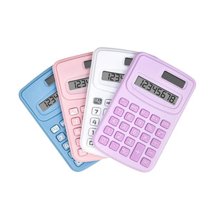 Mini calculadora de 8 dígitos, ligera, con energía solar, para uso en oficinas de estudiantes - Product Image 2