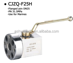 CJZQ ของ CJZQ-H6, CJZQ-H8, CJZQ-H10, CJZQ-H15, CJZQ-H20, CJZQ-H25, CJZQ-H32, CJZQ-H40 วาล์วหยุดบอลสูง, ไฮดรอลิก - Product Image 2