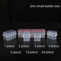 Kotak Penyimpanan Vaksin Kecil Persegi Panjang Bermerek JIA HUA, 3ml, 1 Buah, Steril, Plastik PET Daur Ulang, Cetak 3D, Grosir Kustom